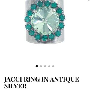 TOVA Antique Silver Jacci Ring